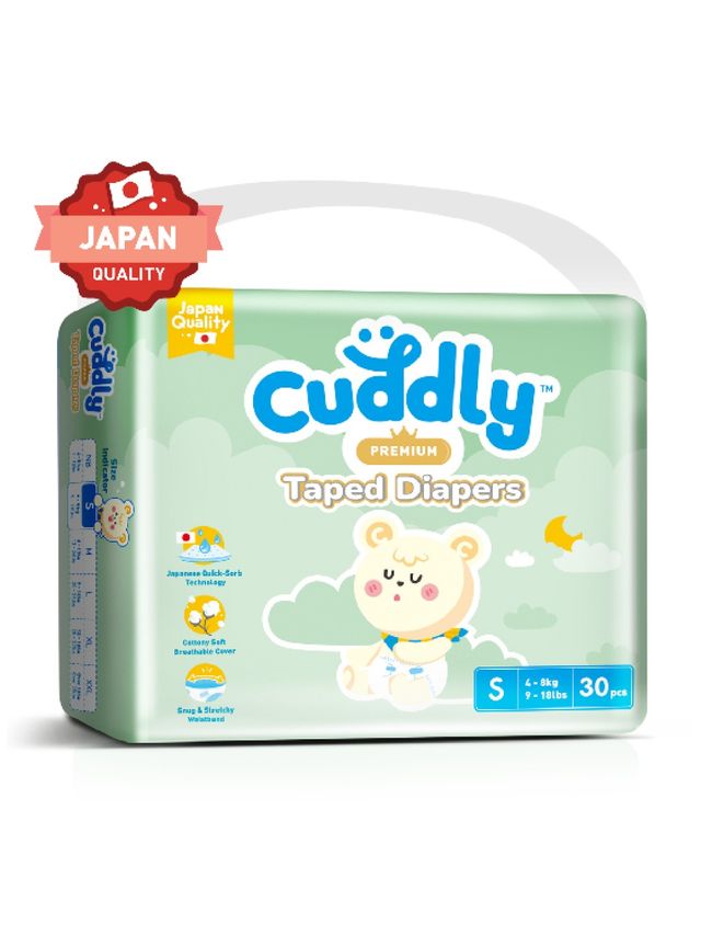Cuddly [NEW and IMPROVED] Premium Japanese Baby Diap